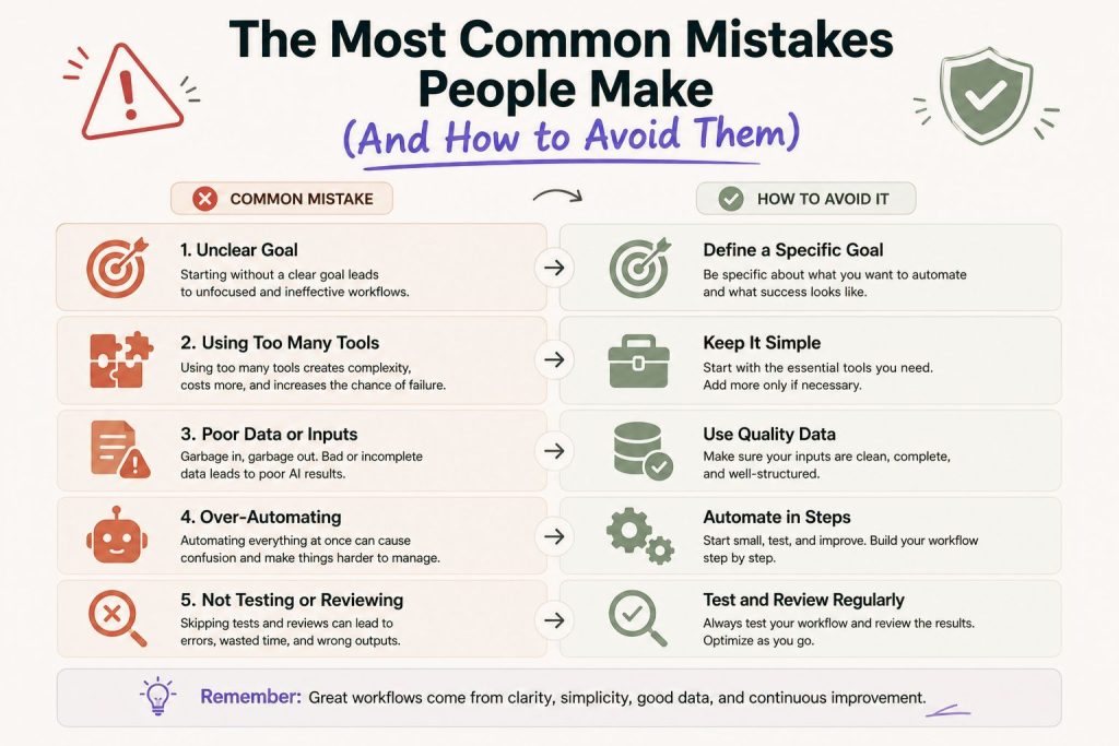 The Most Common Mistakes People Make