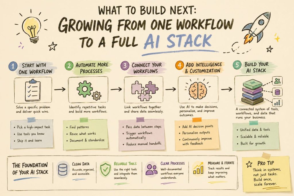 Growing From One Workflow to a Full AI Stack